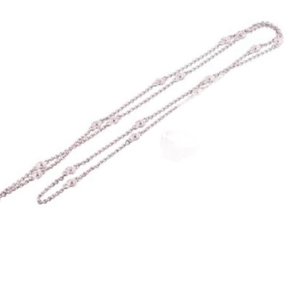 Judith Ripka 35 1/2 inch chain station necklace - Picture 1 of 9